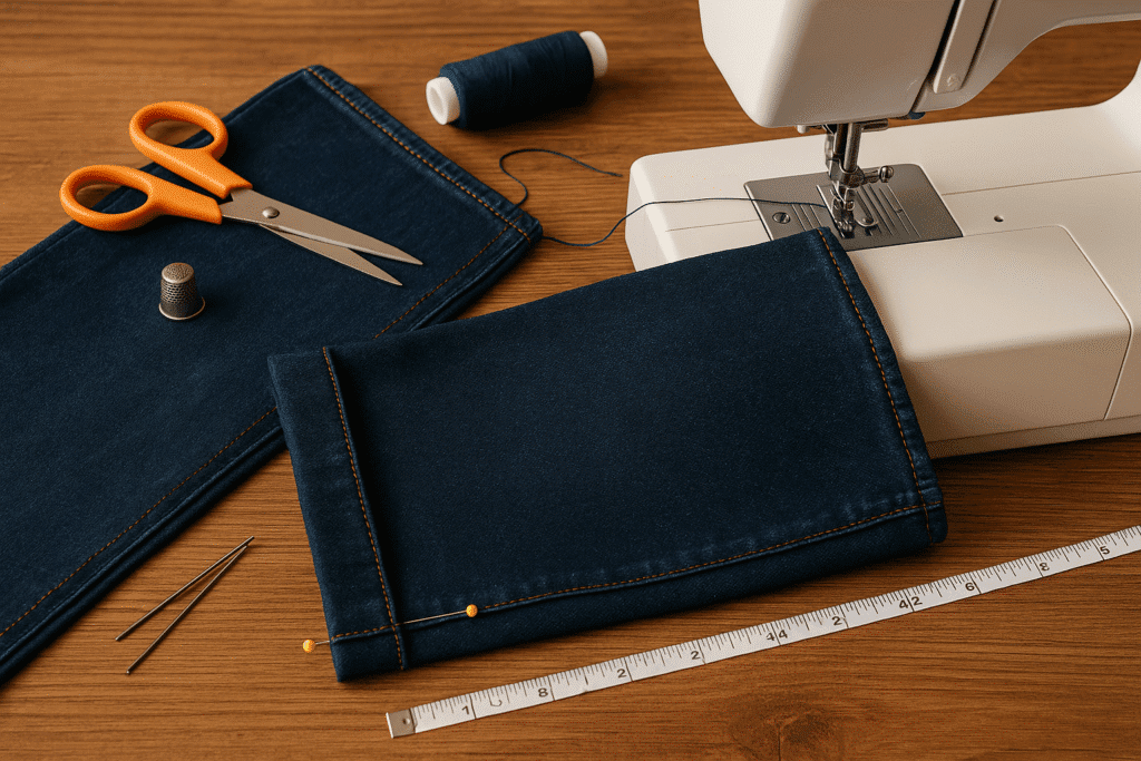 Hvordan lægger man bukser op på en symaskine? - trin-for-trin guide