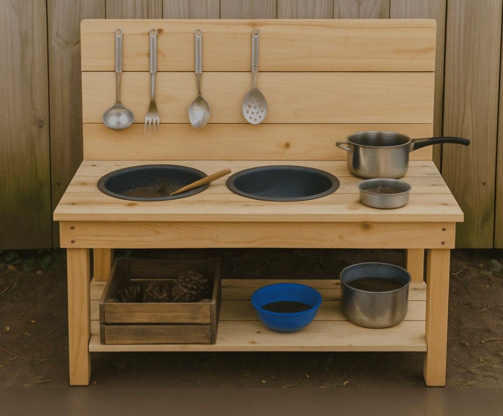 Mudderkøkken DIY – byg et fedt udekøkken til børn på én weekend