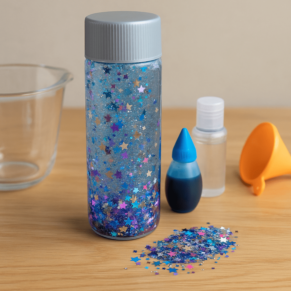 Glittervæske lav selv - kom nemt i gang