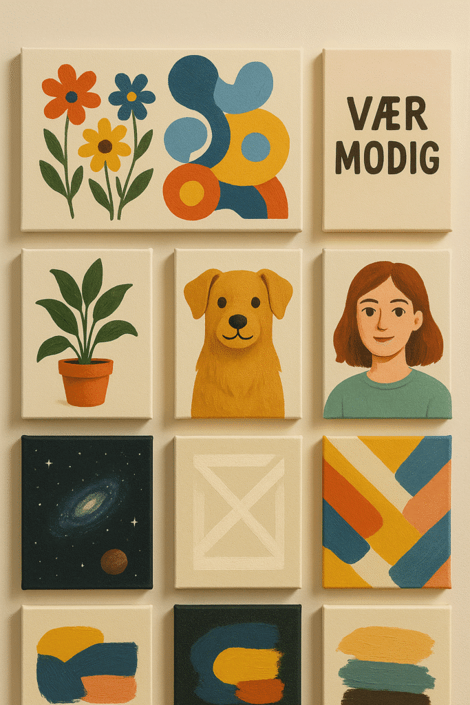 idéer til malerier for begyndere