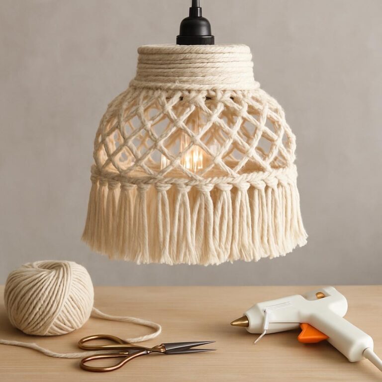 DIY lampeskærm