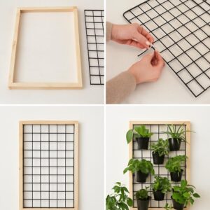 DIY Indendørs plantevæg