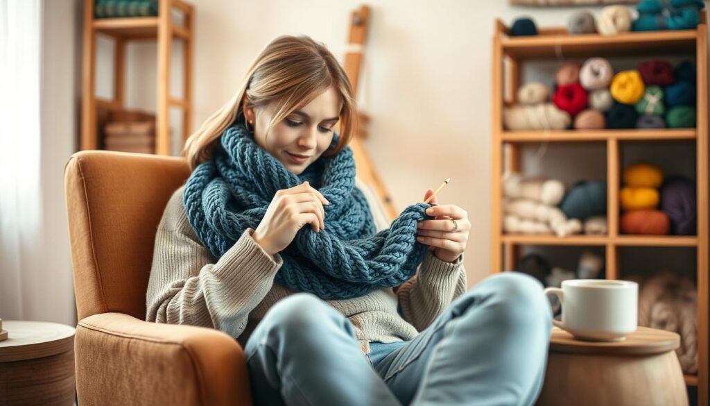 hvordan strikker man en halsedisse