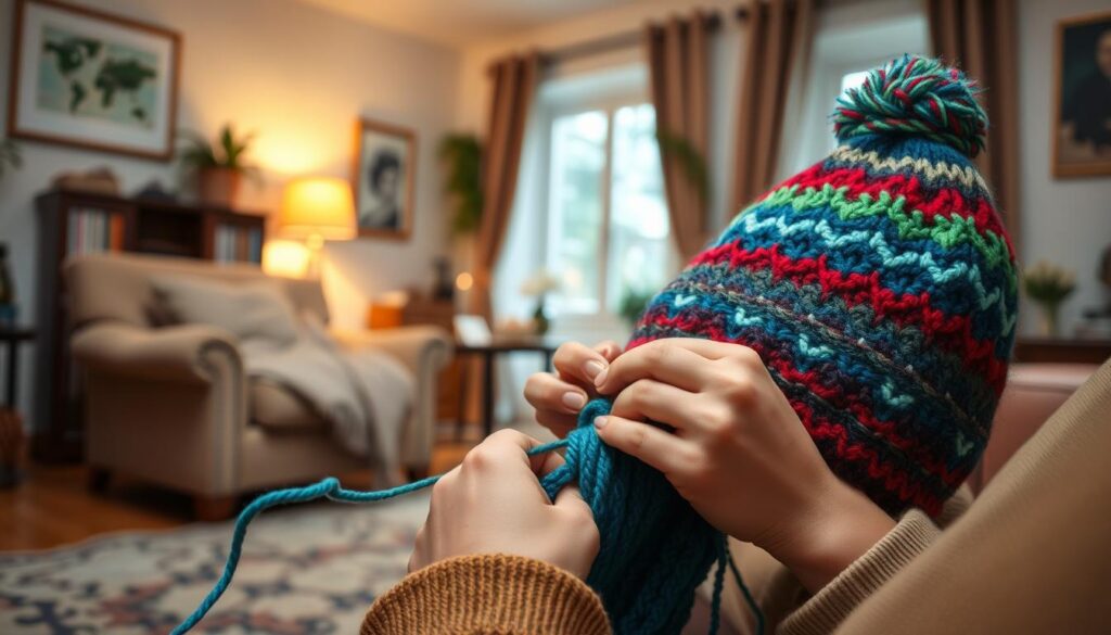 hvordan strikker man en hue