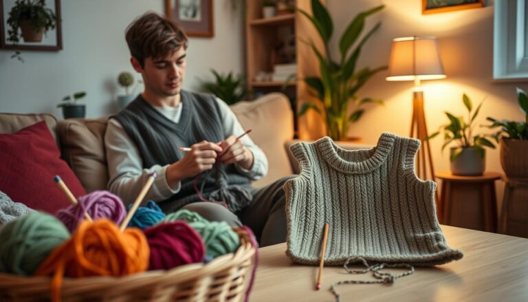 hvordan strikker man en vest