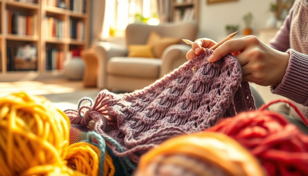 hvordan strikker man et tørklæde