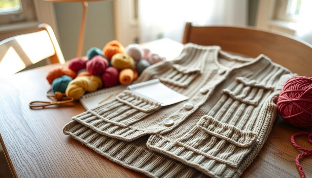 strikkeopskrift vest