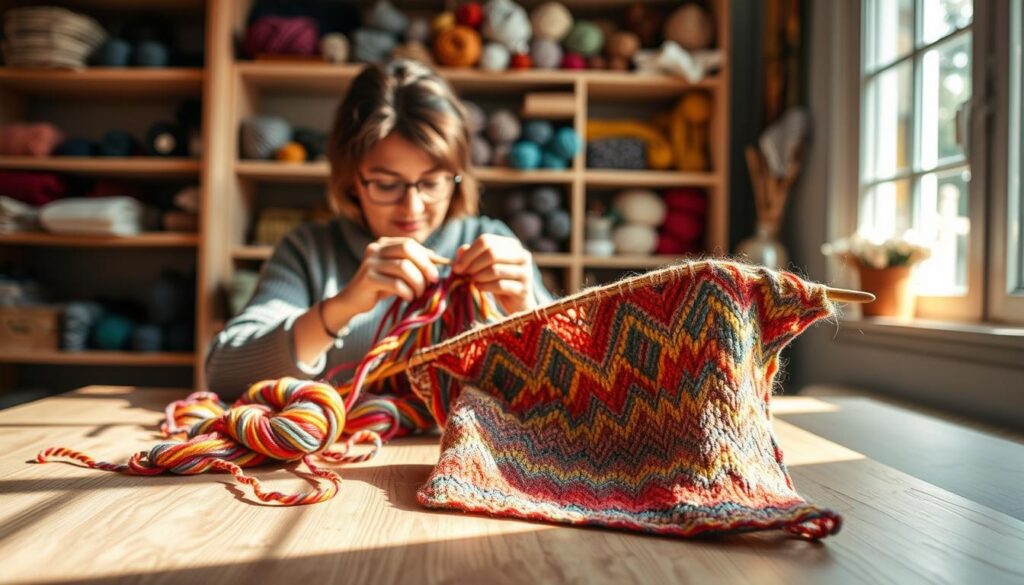 hvordan strikker man drejet vrang