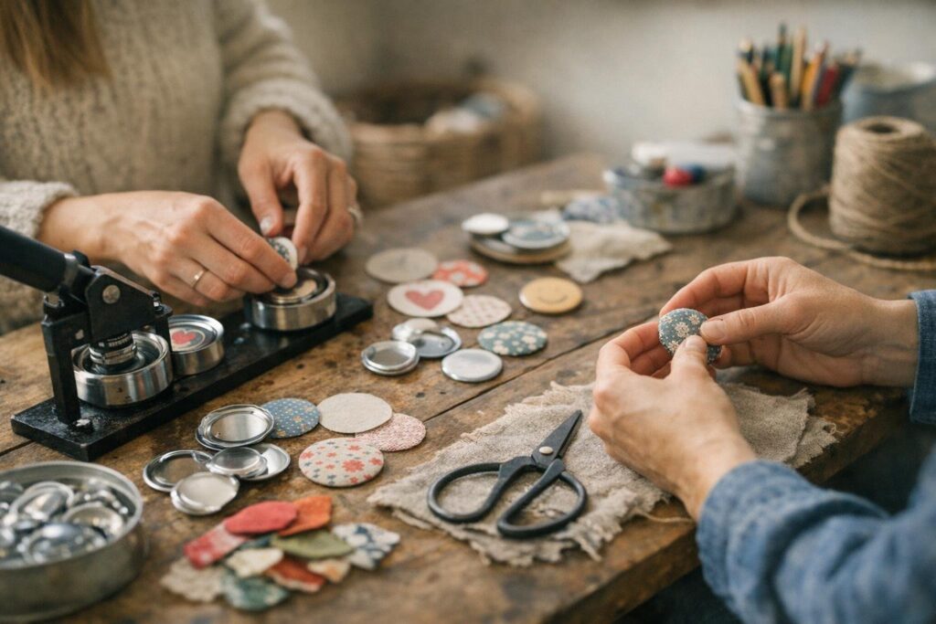 Sådan laver du dine egne badges derhjemme